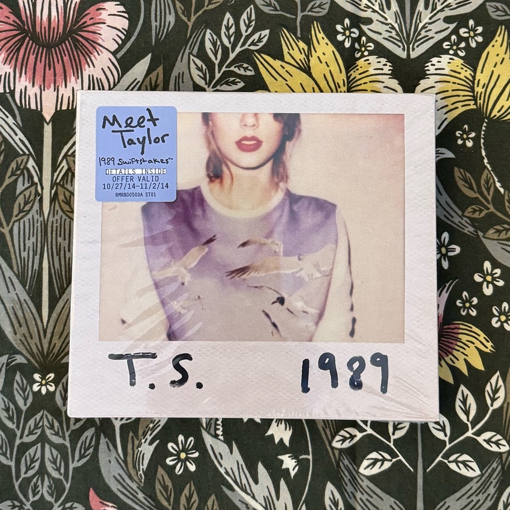 NEW T.S 1989 Taylor Swift CD Big Machine Original Hype Sticker + Slipcase SEALED